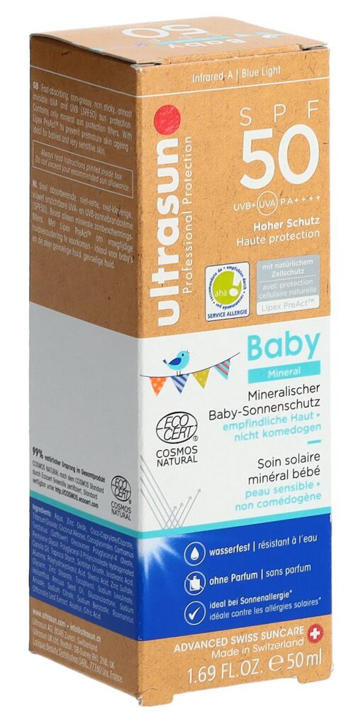ULTRASUN Baby Mineral SPF50 tb 50 ml