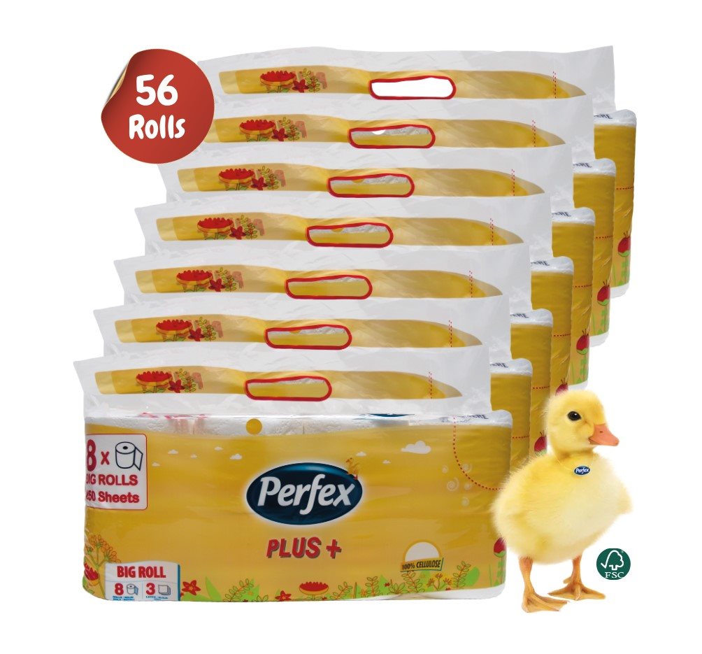 PERFEX papier toilette 250 feui 3 plis bla 56 pce