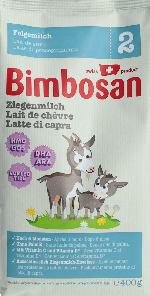 BIMBOSAN lait de chèvre 2 suite rech sach 400 g