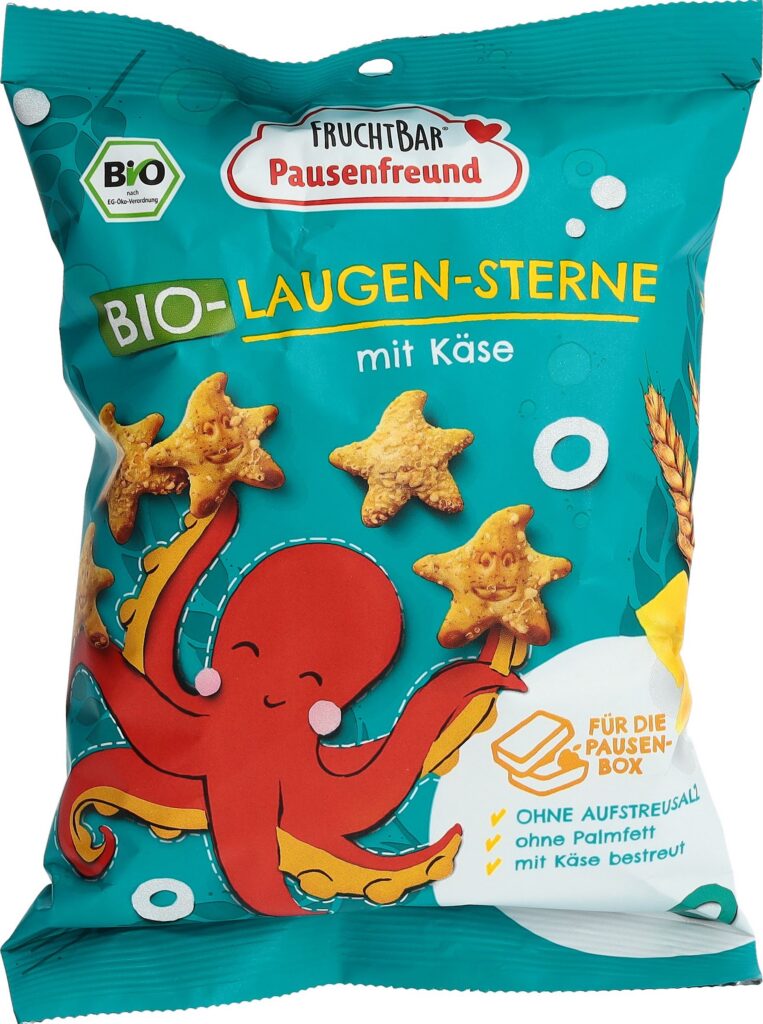 FRUCHTBAR étoiles bio au fromage sach 70 g