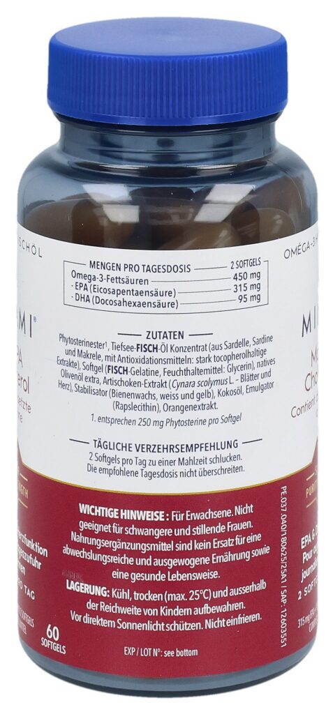 MINAMI MorEPA Cholesterol caps moll bte 60 pce