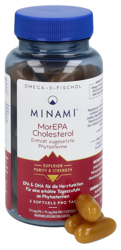 MINAMI MorEPA Cholesterol caps moll bte 60 pce