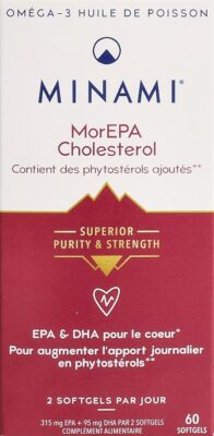 MINAMI MorEPA Cholesterol caps moll bte 60 pce