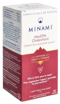 MINAMI MorEPA Cholesterol caps moll bte 60 pce
