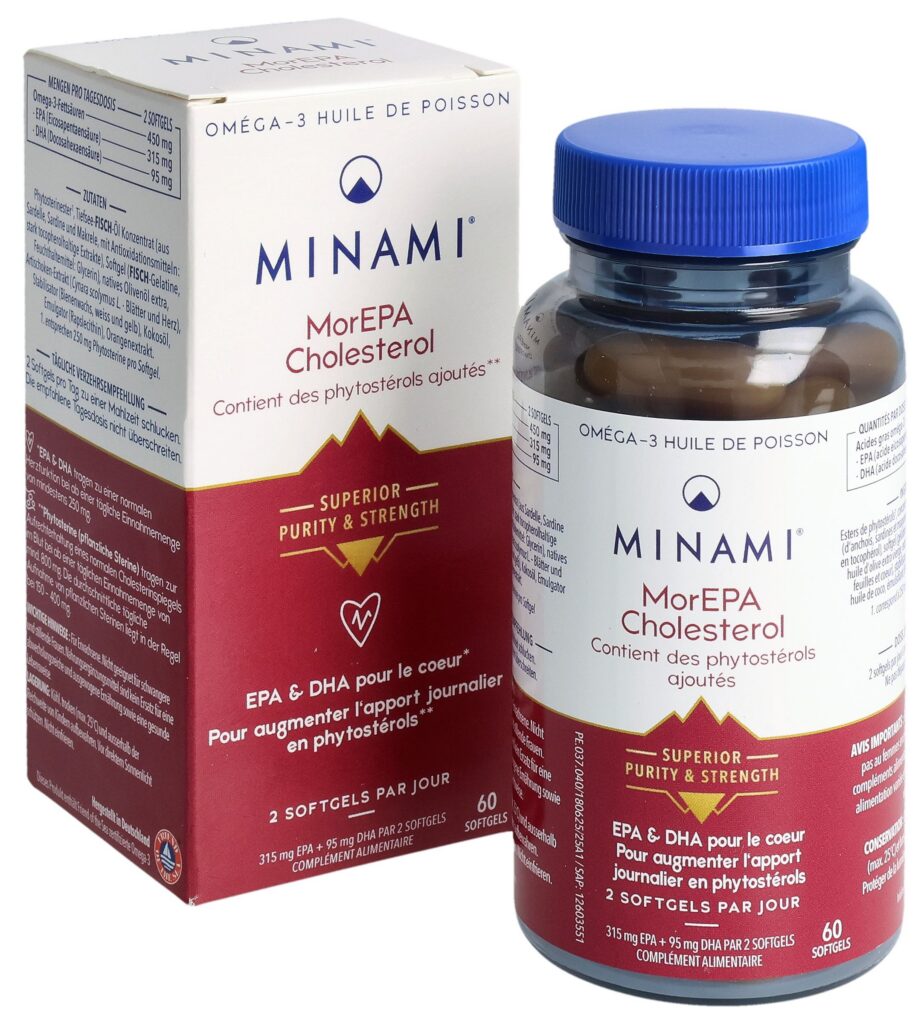 MINAMI MorEPA Cholesterol caps moll bte 60 pce