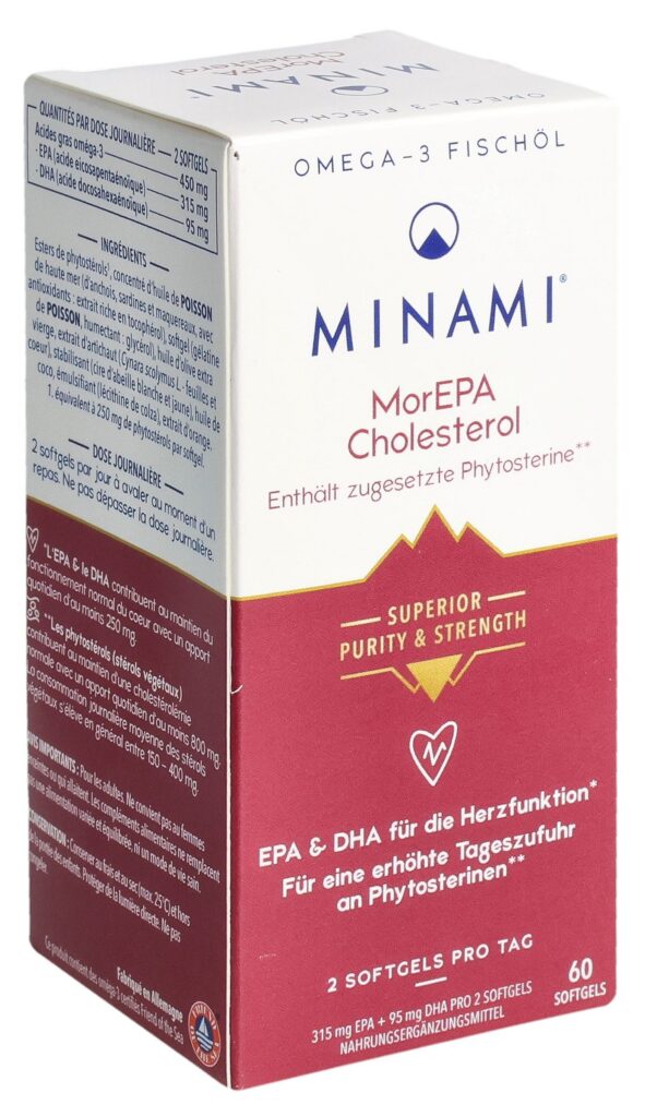MINAMI MorEPA Cholesterol caps moll bte 60 pce