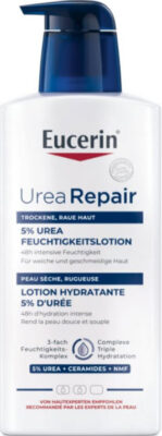 EUCERIN UreaRepair lot hydrat 5 % urée 400 ml