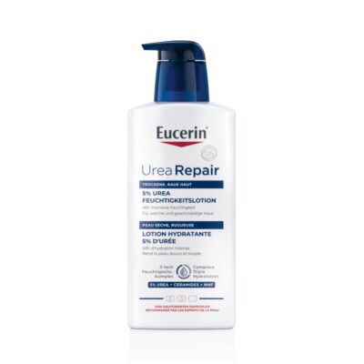 EUCERIN UreaRepair lot hydrat 5 % urée 400 ml