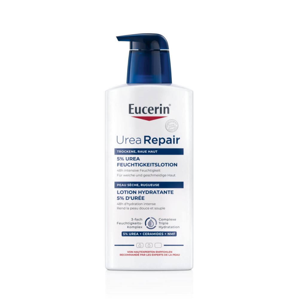 EUCERIN UreaRepair lot hydrat 5 % urée 400 ml