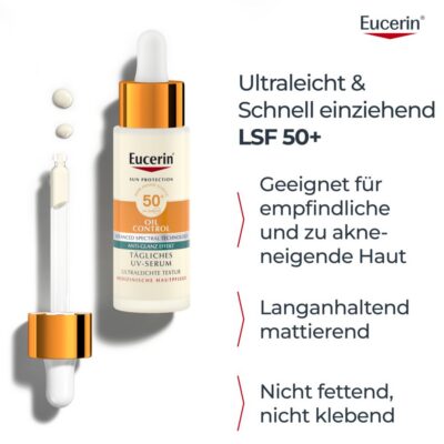 EUCERIN SUN Face Oil Control sérum SPF50+ fl 30 ml