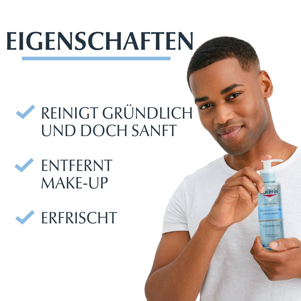 EUCERIN DermatoCLEAN gel nettoy rafraîch fl 200 ml