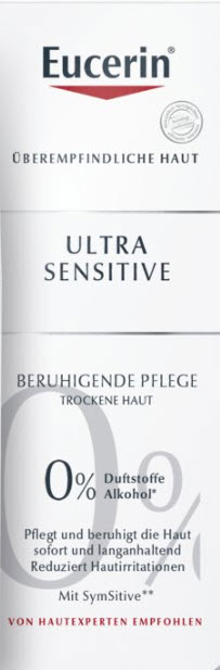 EUCERIN UltraSENSITIVE soin apais p sèc (n) 50 ml