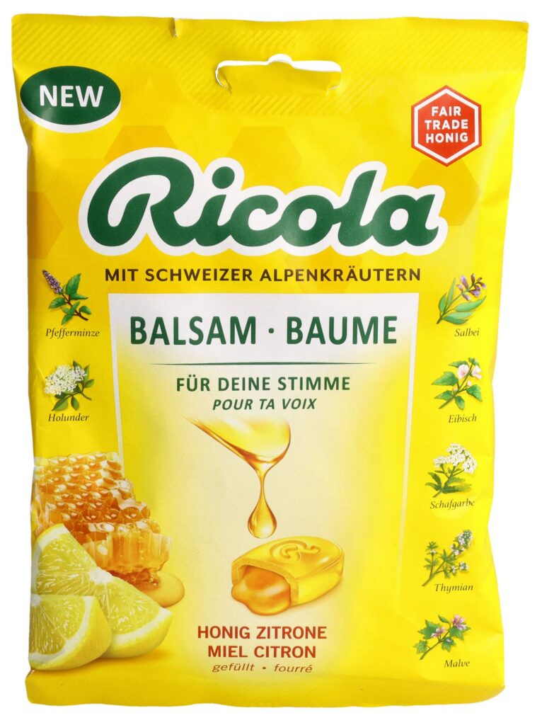 RICOLA baume fourré miel citron as sach 68 g