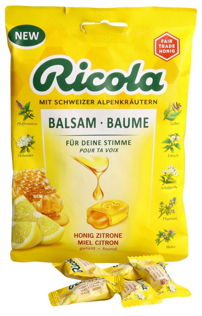 RICOLA baume fourré miel citron as sach 68 g