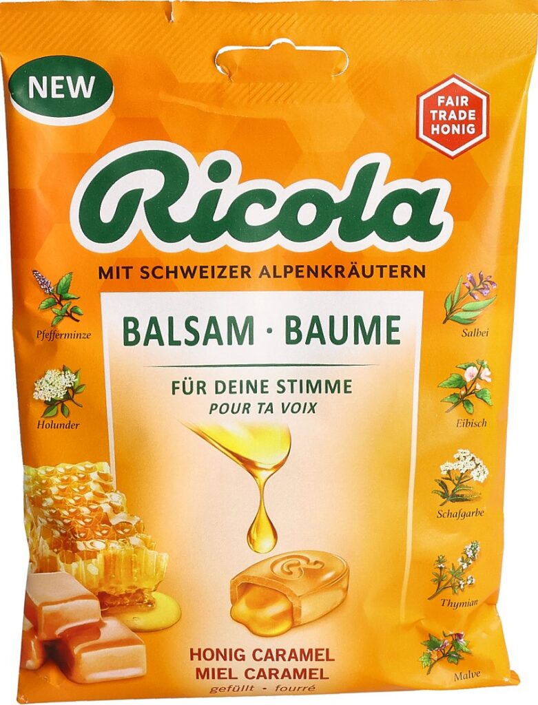RICOLA baume fourré miel caramel as sach 68 g
