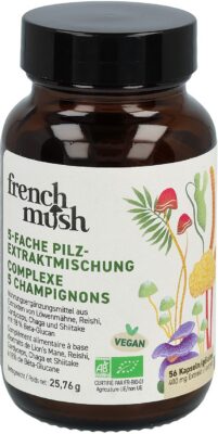 FRENCH MUSH complexe 5 champignons bte 56 pce