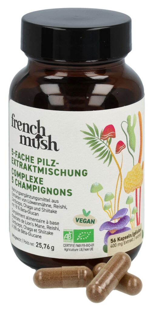 FRENCH MUSH complexe 5 champignons bte 56 pce