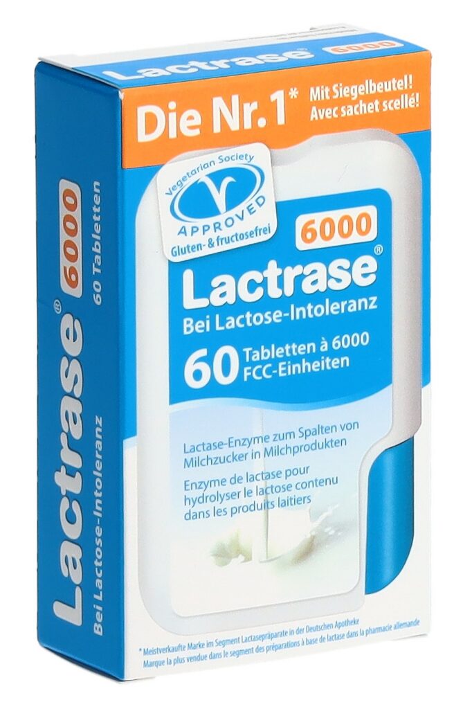 LACTRASE cpr 6000 UI dist 60 pce