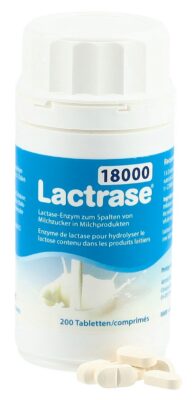 LACTRASE cpr 18000 UI bte 200 pce