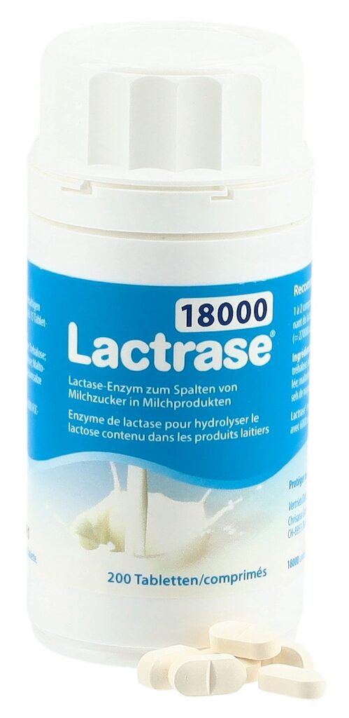 LACTRASE cpr 18000 UI bte 200 pce