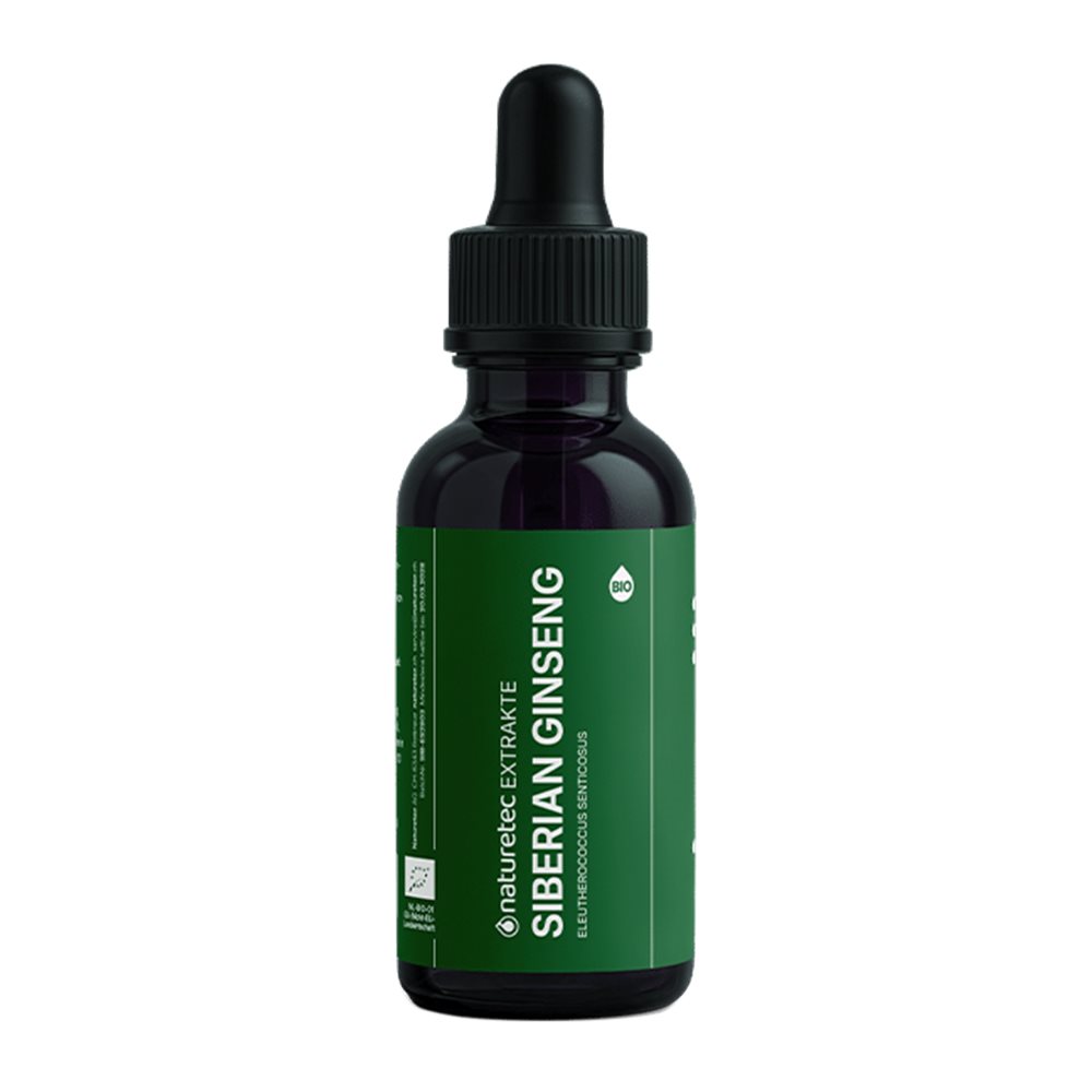 NATURETEC extrait liquide ginseng sibér bio 30 ml