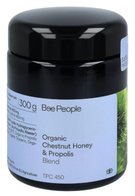 BEE PEOPLE miel de châtaignier&propolis bio 300 g