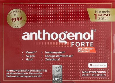 MASQUELIER'S anthogenol forte caps avec opc 30 pce