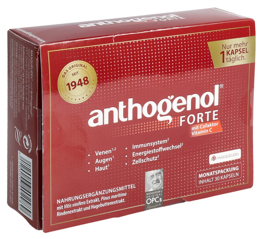 MASQUELIER'S anthogenol forte caps avec opc 30 pce