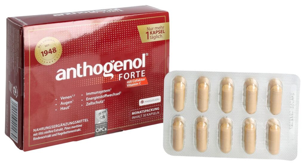 MASQUELIER'S anthogenol forte caps avec opc 30 pce