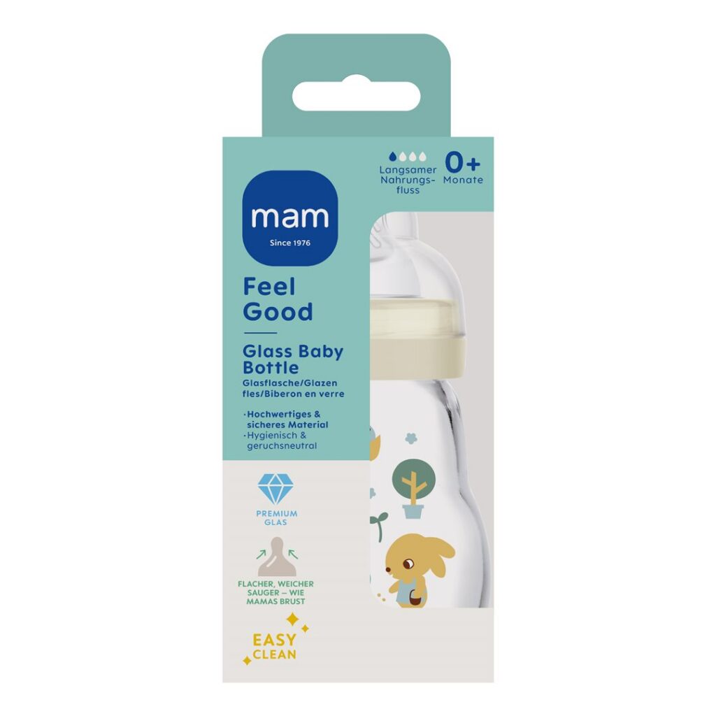 MAM Feel Good biberon verre 170ml 0+m Unisex (n)