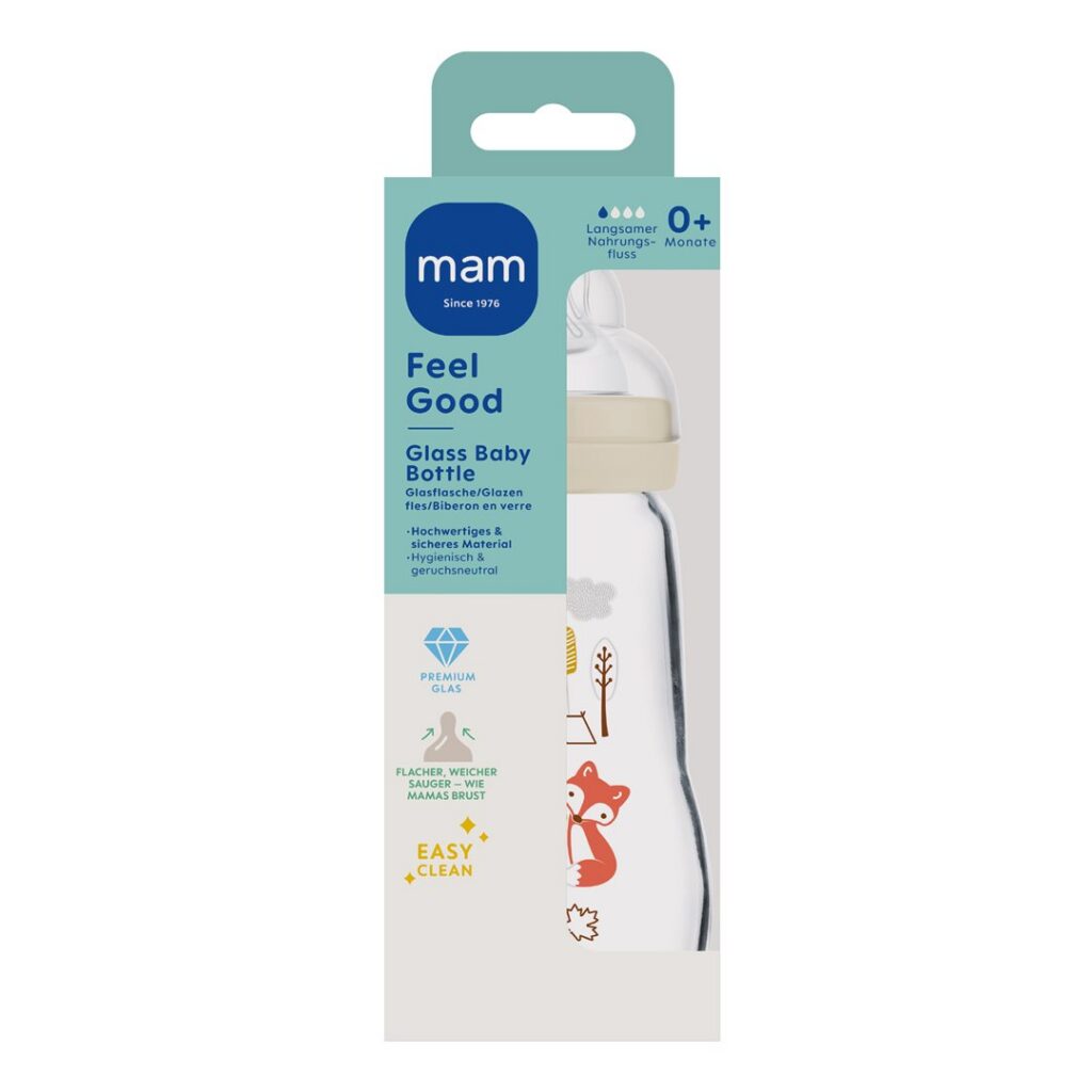 MAM Feel Good biberon verre 260ml 2+m Unisex (n)