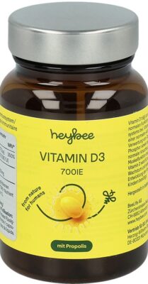 HEYBEE Vitamin D3 700 IE + Propolis caps 60 pce