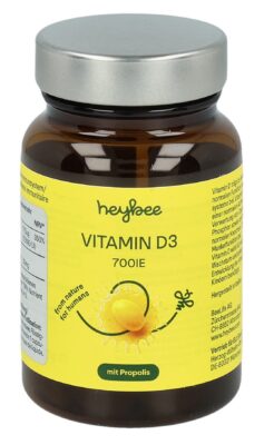 HEYBEE Vitamin D3 700 IE + Propolis caps 60 pce