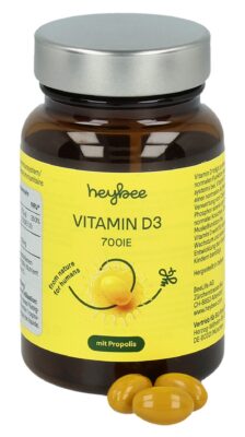 HEYBEE Vitamin D3 700 IE + Propolis caps 60 pce