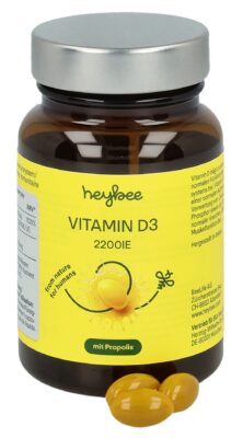 HEYBEE Vitamin D3 2200 IE + Propolis caps 60 pce
