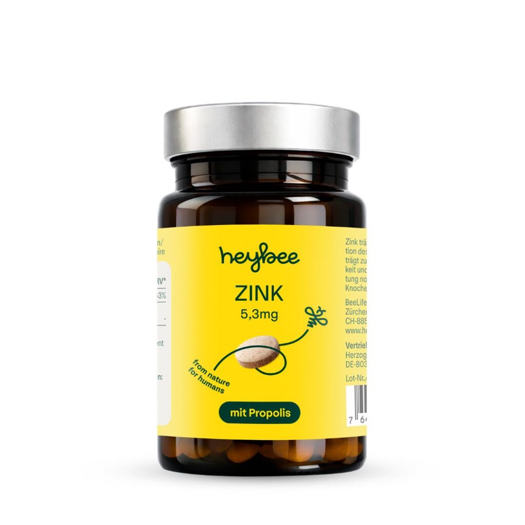HEYBEE Zinc 5.3mg + Propolis cpr bte 100 pce