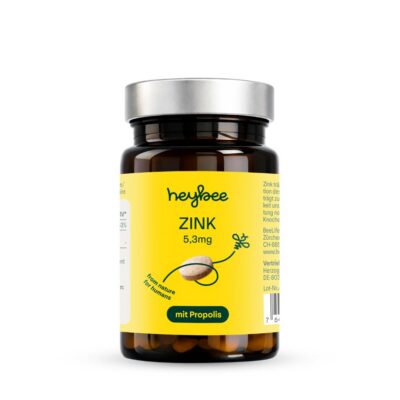 HEYBEE Zinc 5.3mg + Propolis cpr bte 100 pce