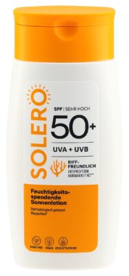 SOLERO lait solaire hydratant SPF50+ 200 ml