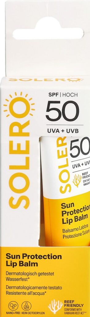 SOLERO baume à lèvres protecteur SPF50 10 ml