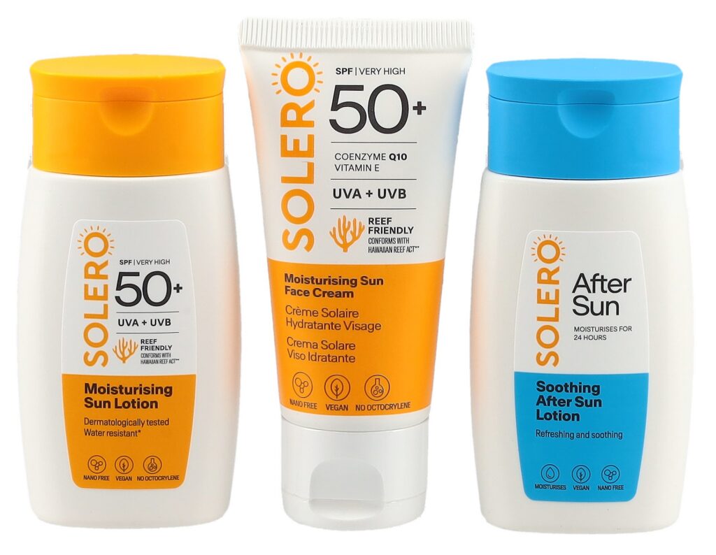 SOLERO trousse de voyage SPF50+