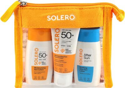SOLERO trousse de voyage SPF50+