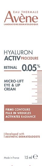 AVENE hyalu active procedure yeux lèv tb 15 ml