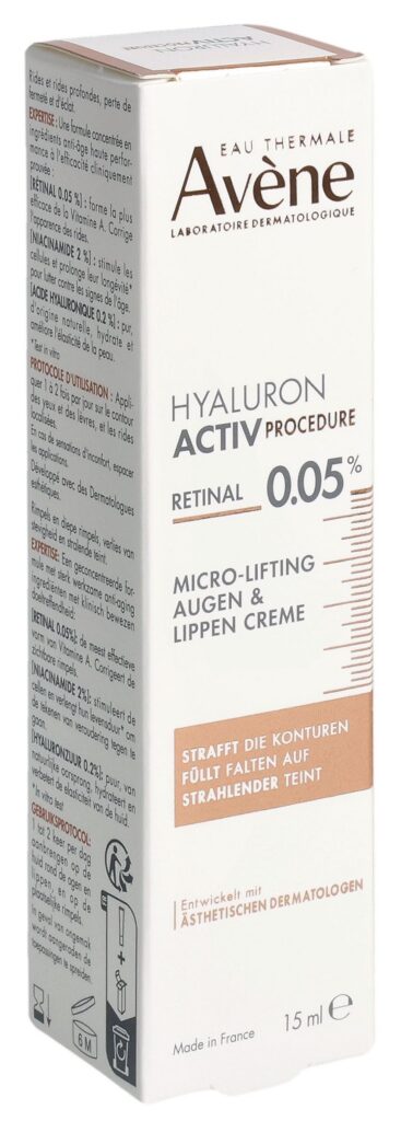 AVENE hyalu active procedure yeux lèv tb 15 ml