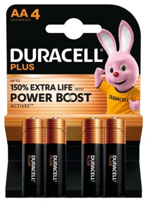 DURACELL plus power boost AA 4 pce