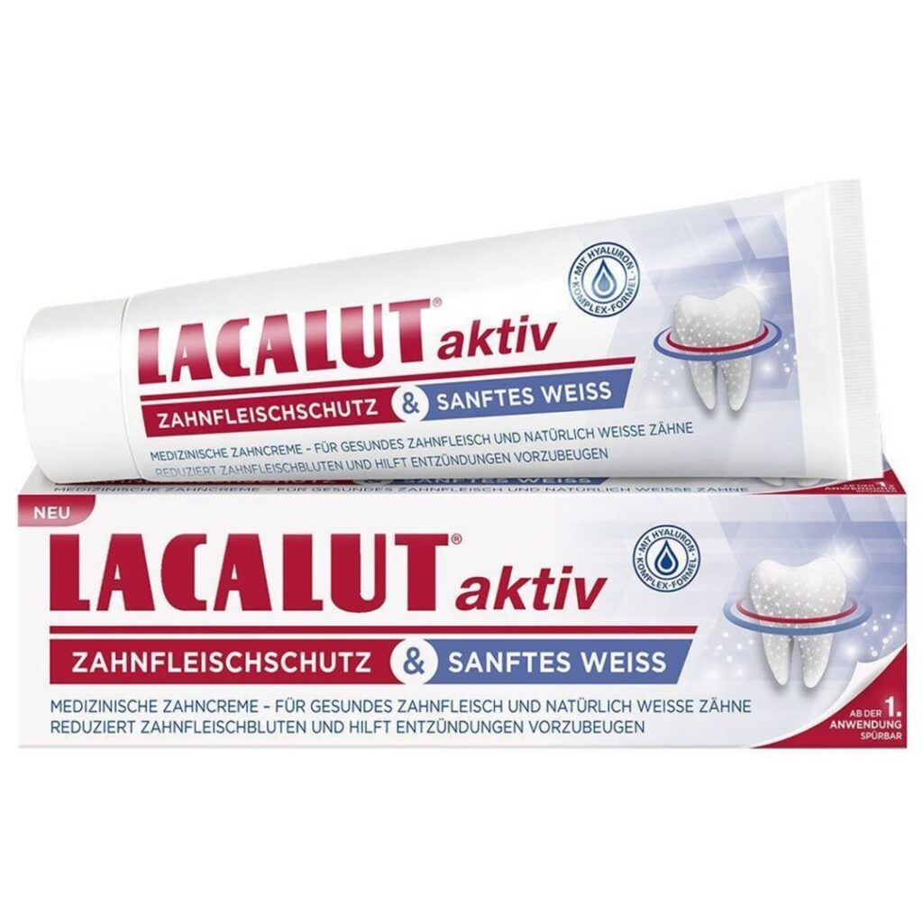 LACALUT dentifrice active blanc doux 75 ml