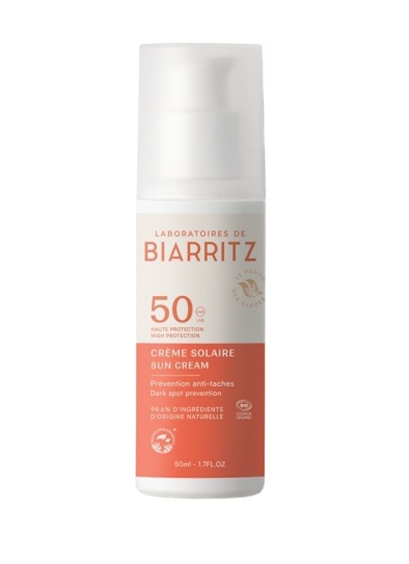 BIARRITZ AM cr solaire visage FPS50 s par 50 ml