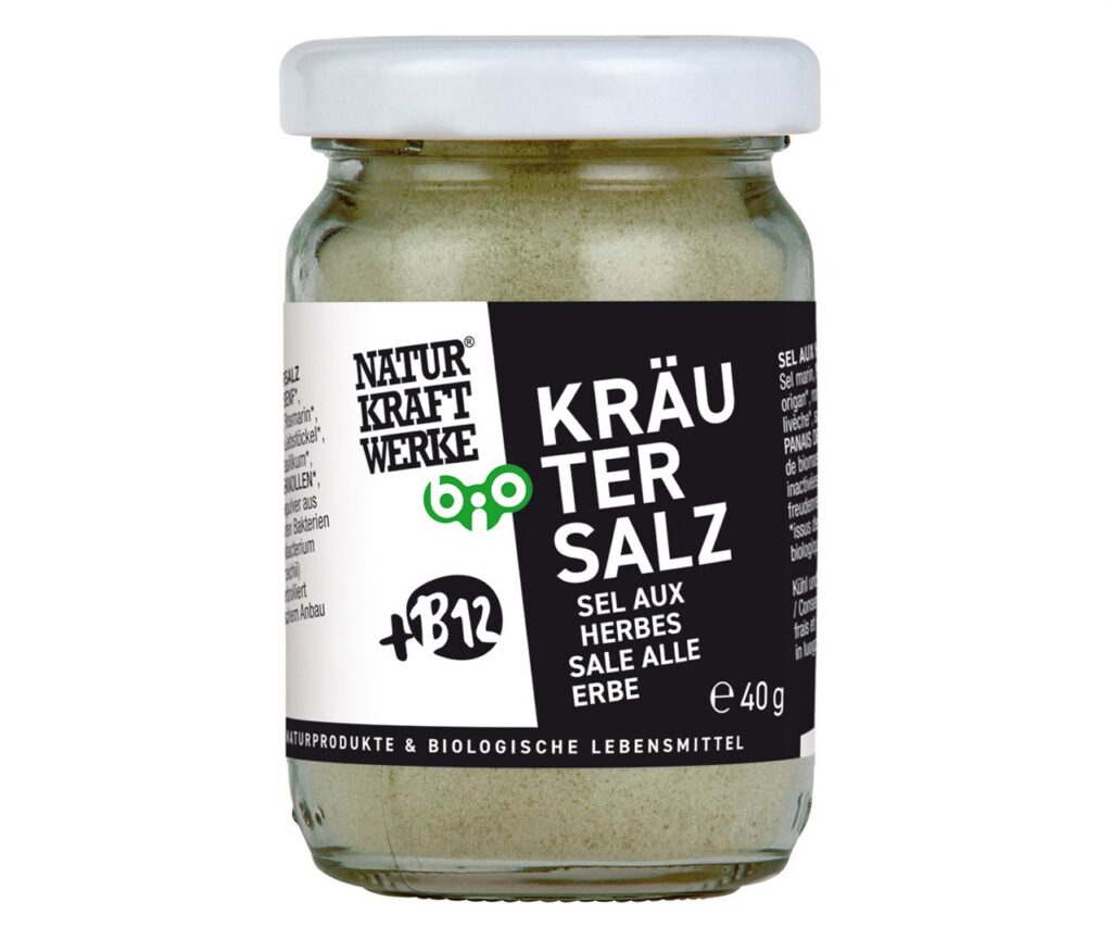 NATURKRAFTWERKE sel aux herbes avec B12 bio 40 g