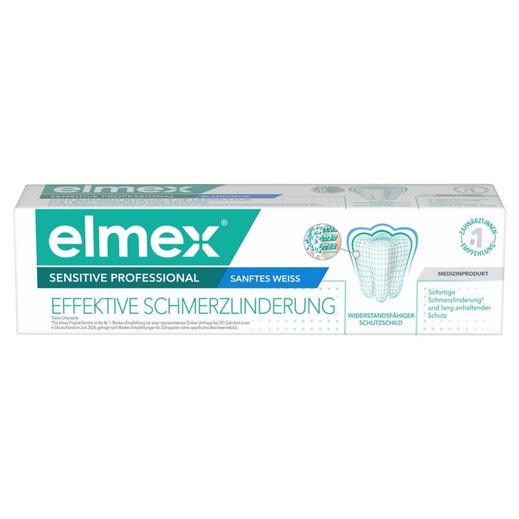 ELMEX Sensitive Prof dentif Rep&Pre blanch 75 ml