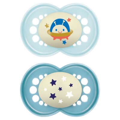 MAM Night lolette sil 16-36m Boy 2 pce