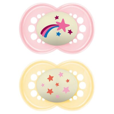 MAM Night lolette sil 16-36m Girl 2 pce